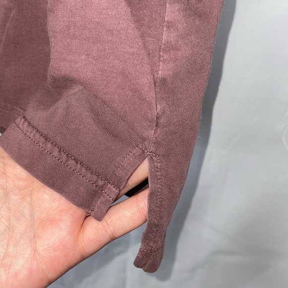 Abercrombie & Fitch Top Short Ruffle Sleeve Crewneck Pullover Boyfriend T-shirt - Picture 7 of 10